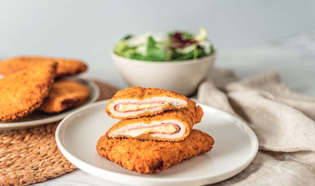 Cordon bleu de pollo marinado y pavo Eurofrits