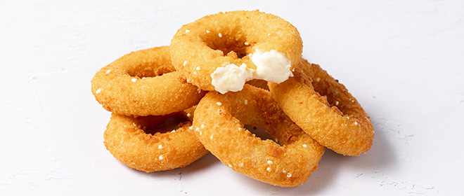 Esnacking aro de queso de cabra Eurofrits