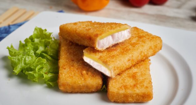 Porciones de Salmón Rosado con salsa de mostaza