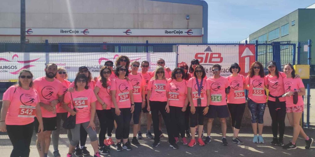 empleados de Eurofrits en la carrera solidaria AEPV