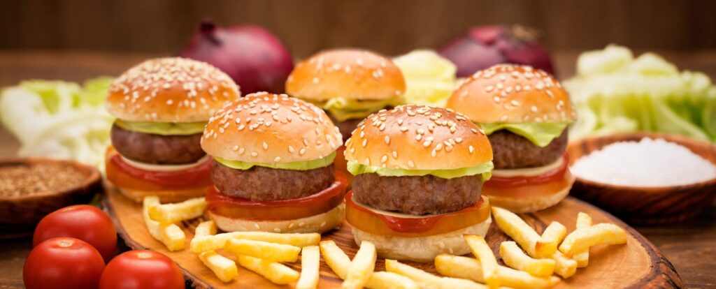 Mini burger Eurofrits