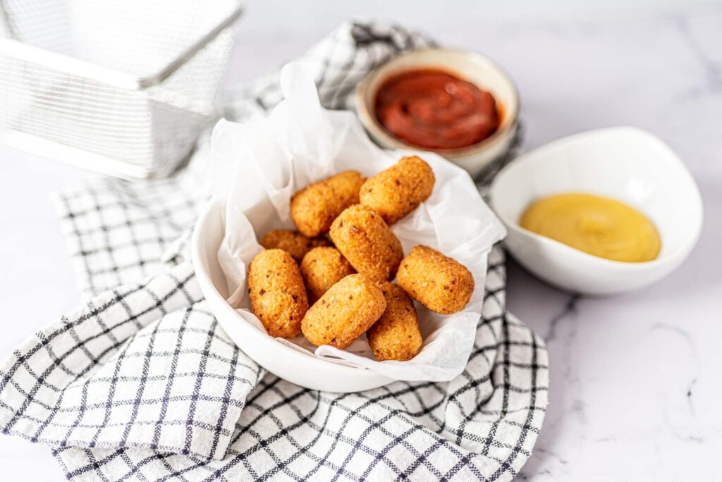 Mini croquetas de jamón, especialidad infantil de Eurofrits