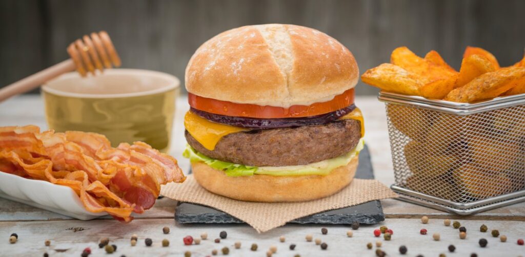 Sabrosa Burger para menús especiales