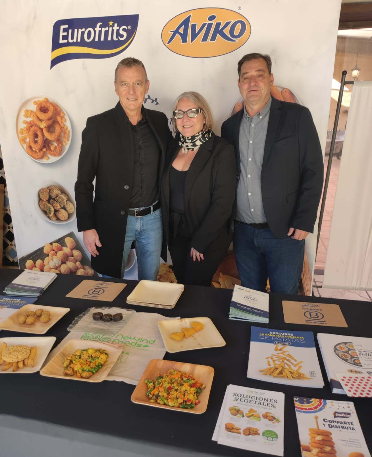 Equipo de Eurofrits en el 40 aniversario de Frimar