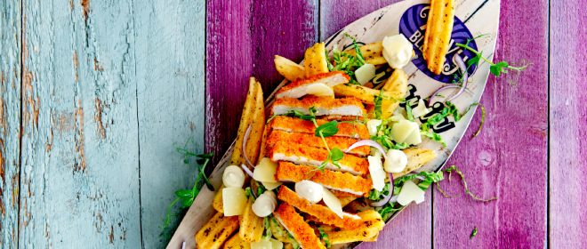 Aviko Patata Wavy Blends Ajo y Hierbas